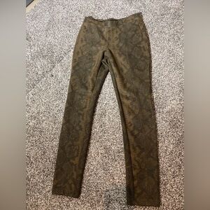 Philosophy Brown Snake Print Leggings